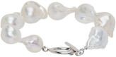 Thumbnail for your product : AGMES Silver Baroque Pearl Bracelet