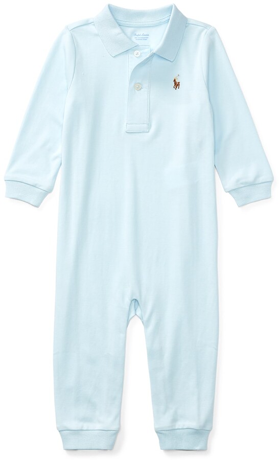 Ralph Lauren Kids Pima Polo Coverall, Size 3-12 Months - ShopStyle Infant  Boys' Onesies