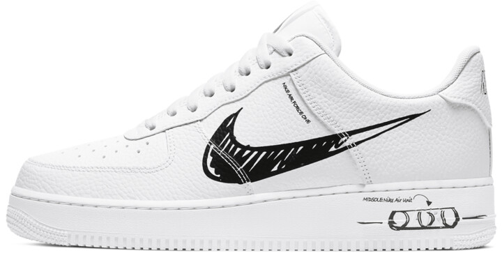 size 7 black air force 1