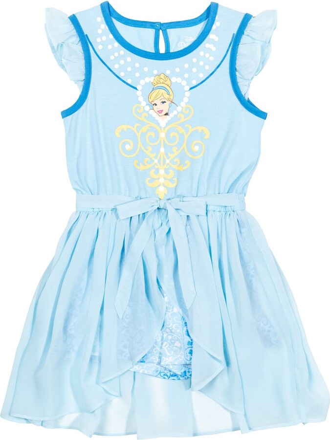 Minnie Mouse Belle Elsa Disney Girls Short-Sleeve Ballet Dress 