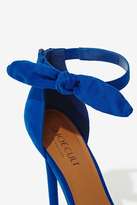 Thumbnail for your product : Nasty Gal Shoe Cult Bow Thyself Heel - Cobalt