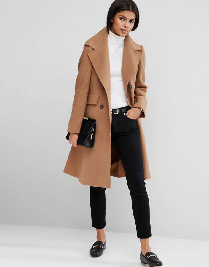 skater wool coat