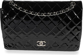 CHANEL Caviar Quilted Maxi Single Flap Dark Brown 1277310