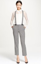Thumbnail for your product : Rachel Zoe 'Scout' Houndstooth Suspender Pants