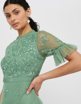 Thumbnail for your product : Under Armour Lili Embellished Midaxi Dress Green