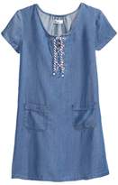 Thumbnail for your product : Epic Threads Chambray Lace-Up Shirt Dress, Big Girls, Created for Macy's