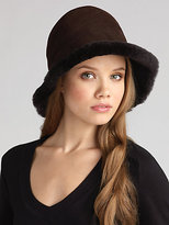 Thumbnail for your product : Saks Fifth Avenue Shearling Cloche