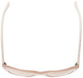 Thumbnail for your product : Linda Farrow Luxe 71 Acetate & Snakeskin Square Frame