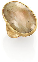 Thumbnail for your product : Marco Bicego Lunaria Unico Brown Sapphire & 18K Yellow Gold Cocktail Ring