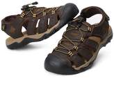 Thumbnail for your product : Roger Vivier Royal Victory R&V 38-47 Plus Size Leather Strap Men's Sandals Summer Gladiator Shoes 3Colors (US Size 10.5, )