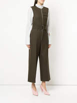 Thumbnail for your product : Victoria Beckham sleeveless belted jumpsuit