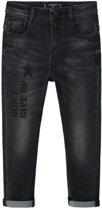 MANGO Boys Message Tapered-Fit Jeans