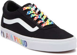 vans ward rainbow checkerboard