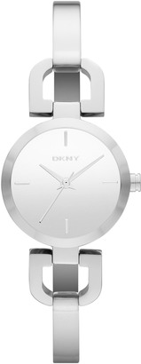 DKNY Silver Tone Bangle Watch