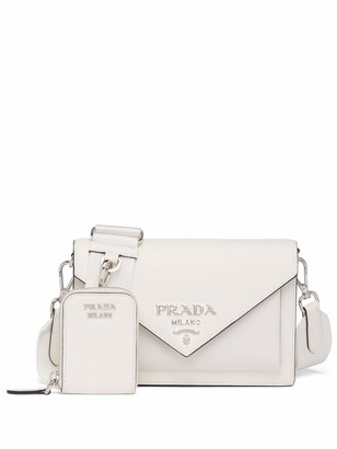 Prada Mini Branded Envelope Bag - ShopStyle