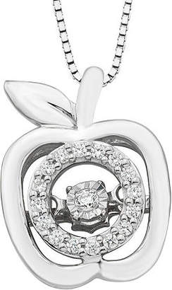 Enchanted Fine Jewelry  By Disney Enchanted Disney Fine Jewelry Womens 1/10 CT. T.W. Genuine White Sterling Silver Snow White Pendant Necklace Family