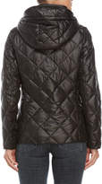 Thumbnail for your product : Lauren Ralph Lauren Packable Quilted Faux Leather Trim Down Jacket