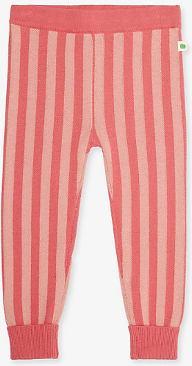 The Bonnie Mob Rosy Stripe Cotton-Knit Trousers 0-24 Months 18-24 Months