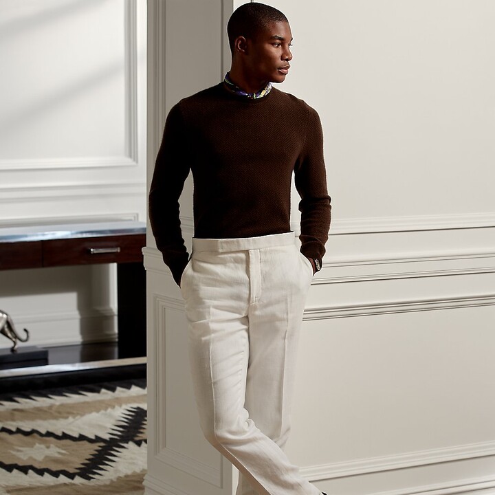 Polo Ralph Lauren StraightFit Linen Blend Pants  Dillards