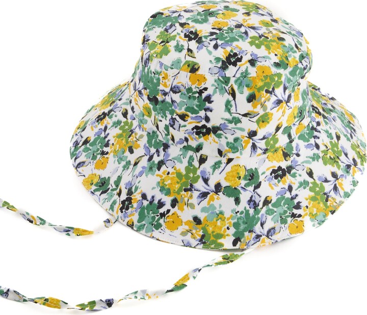 FRÉYA HATS SOUTH AFRICA The Avery Sun Bucket Hat With Ties Floral Upf