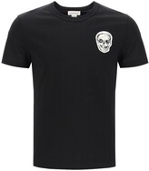 Thumbnail for your product : Alexander McQueen PATCH SKULL T-SHIRT M Black,Silver,Metallic Cotton