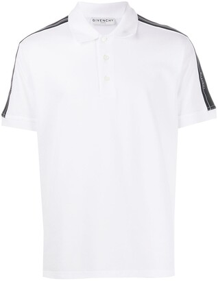 Givenchy Striped Sleeve Polo Shirt