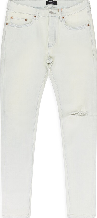 Purple Brand Blue P001 Vintage Knee Blowout