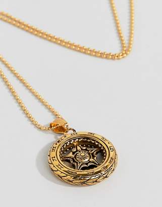 Seven London gold pendant necklace