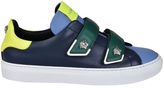 Thumbnail for your product : Versace Medusa Strap Accent Sneakers