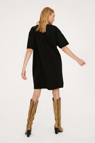 Thumbnail for your product : Nasty Gal Womens Jefferson Airplane Oversized Graphic T-Shirt Dress