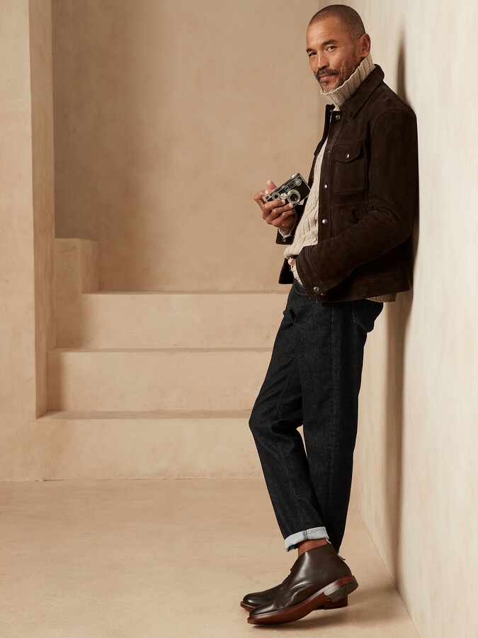 tapered luxe traveler jean