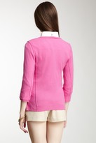 Thumbnail for your product : Autumn Cashmere Crew Neck Slash Detail Cashmere Sweater