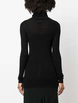 Thumbnail for your product : Rick Owens Roll-Neck Virgin Wool Jumper