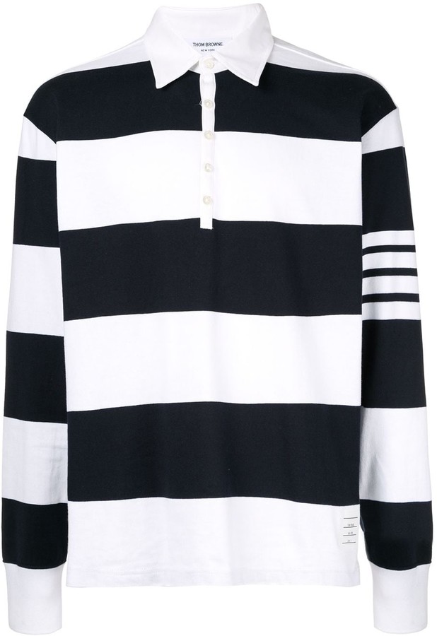 Thom Browne Oversized Rugby Polo Shirt - ShopStyle