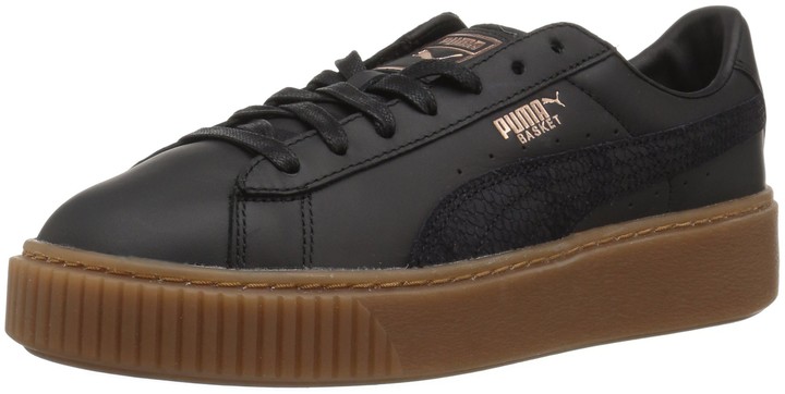 black puma shoes platform