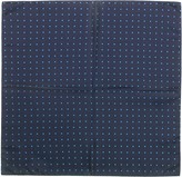 Thumbnail for your product : Forzieri Polkadot Twill Silk Pocket Square