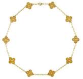 Thumbnail for your product : Van Cleef & Arpels Alhambra 10 Motifs Necklace
