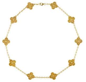 Van Cleef & Arpels Alhambra 10 Motifs Necklace