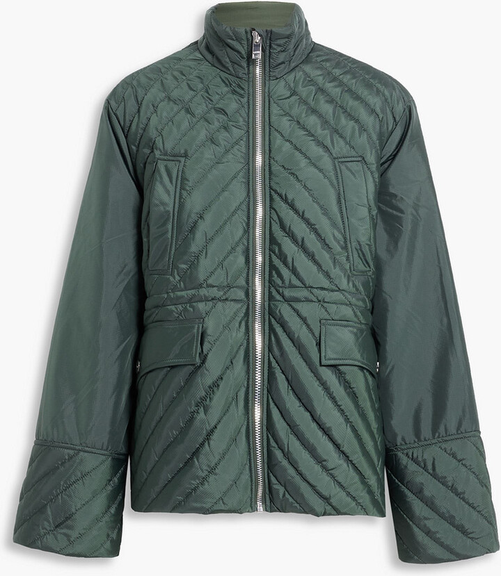 Ganni Quilted shell jacket ShopStyle