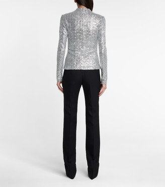 Monse Sequined top
