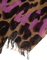 Thumbnail for your product : Louis Vuitton Cashmere Silk Leopard Stole