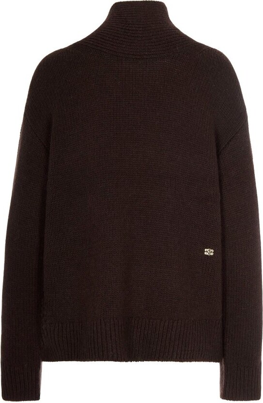 Ganni Crossed Strapped Open-Back Pullover