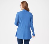 Thumbnail for your product : Susan Graver Rayon Nylon Cardigan with Button Detail