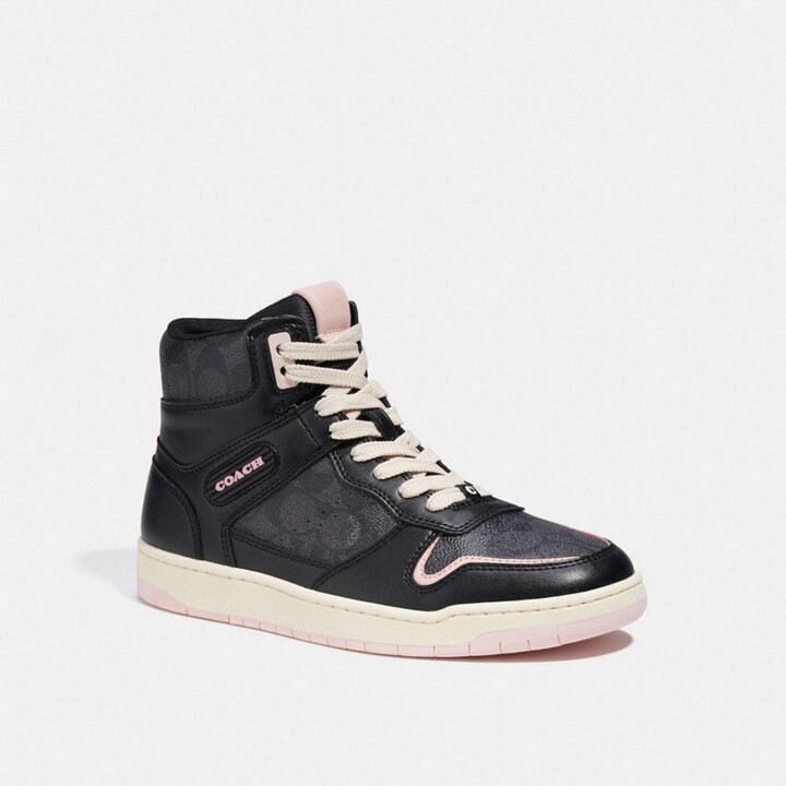 Coach High Top Sneaker In Signature Canvas - ShopStyle