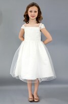 Thumbnail for your product : Us Angels The Tina Floral Lace Tulle Dress
