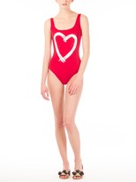 Thumbnail for your product : MIO Kamali Kulture Red Low Back Tank with Heart Graphic