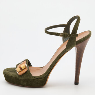 Gucci Women's Green Sandals | ShopStyle