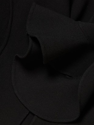 Michael Kors Ruffle Sleeve Cardi Cropped Jacket