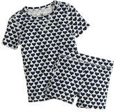 Thumbnail for your product : J.Crew Girls' short-sleeve pajama set in heart stack