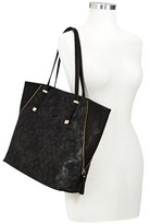 Thumbnail for your product : Mossimo Women's Metallic Tote Handbag with Zipper Closure - Black